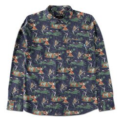 Kavu Westerly Shirt Men's in Woodland Camp
